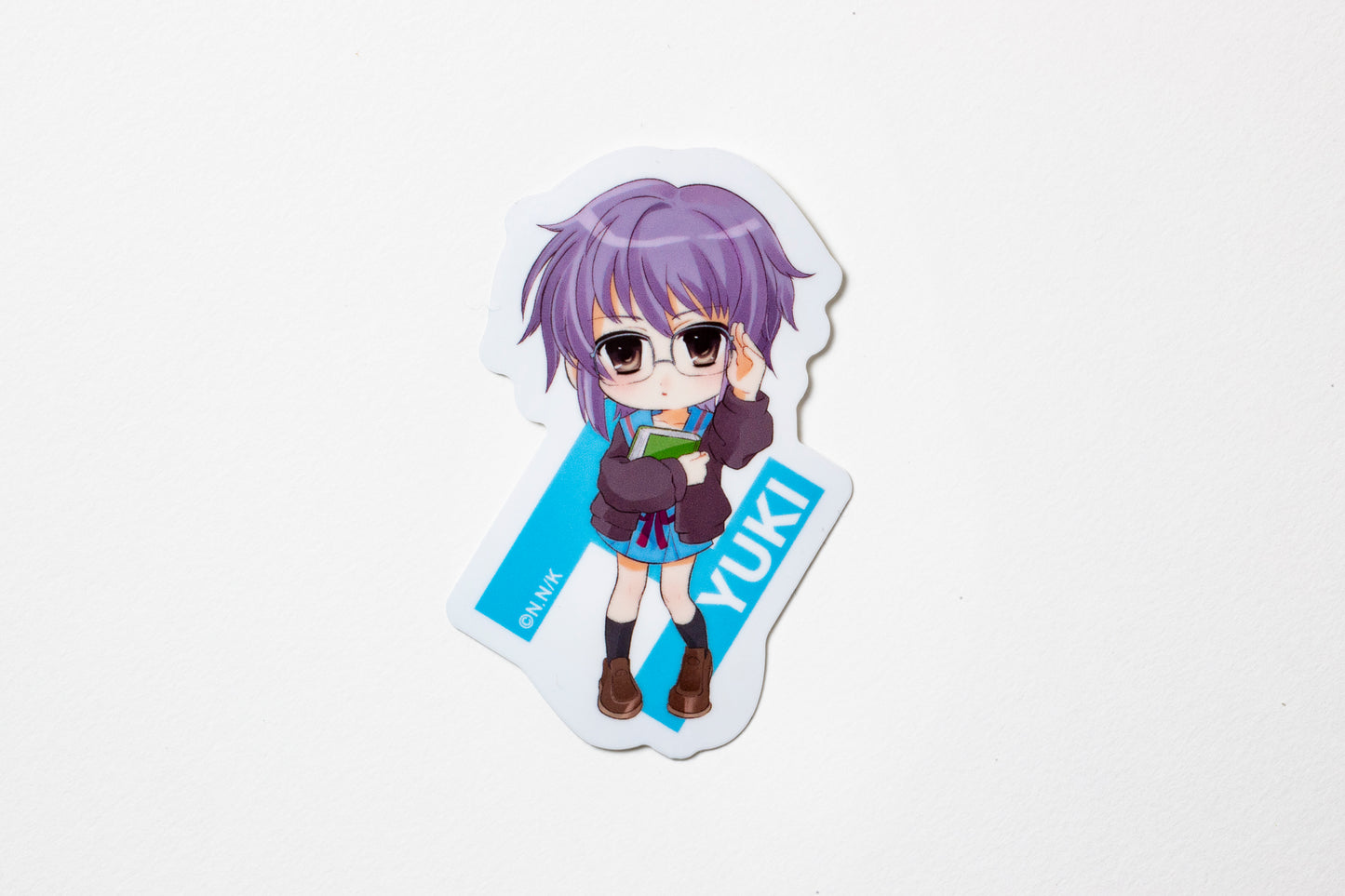 ダイカットステッカー SD長門有希～憂鬱～